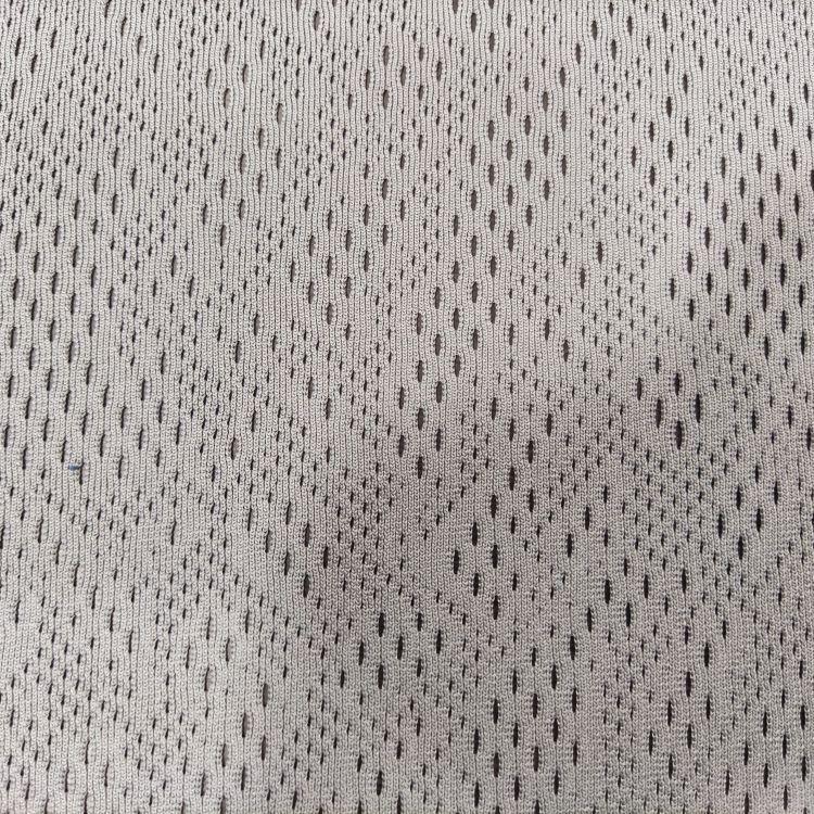 Custom Made 100% Polyester Single Layer Jacquard Mesh Fabric