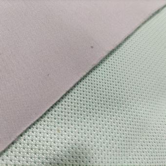 Single Layer mesh laminated with mesh at the back